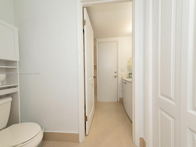 175 SW 132nd Ave, Miami, FL 33184 - bathroom with toilet and tile patterned flooring