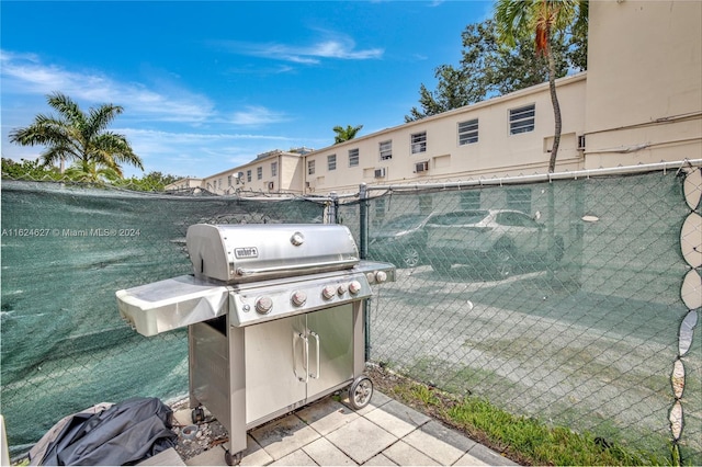 view of patio / terrace featuring grilling area