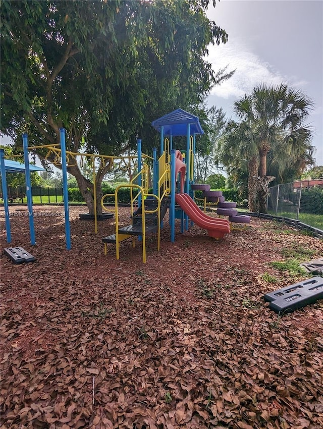 view of play area