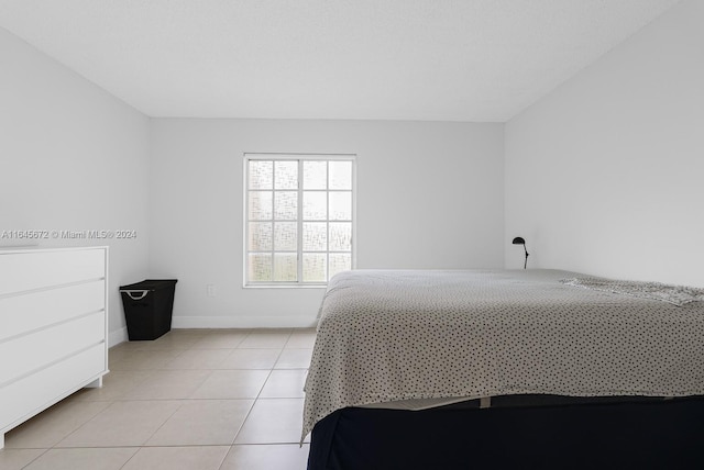 view of tiled bedroom