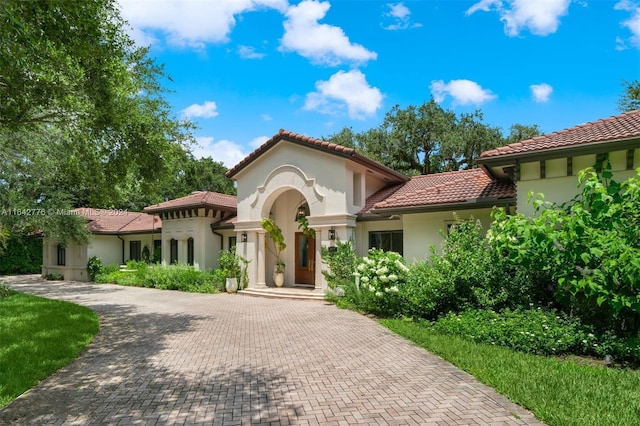 view of mediterranean / spanish home