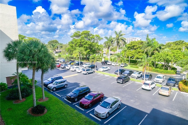 view of vehicle parking