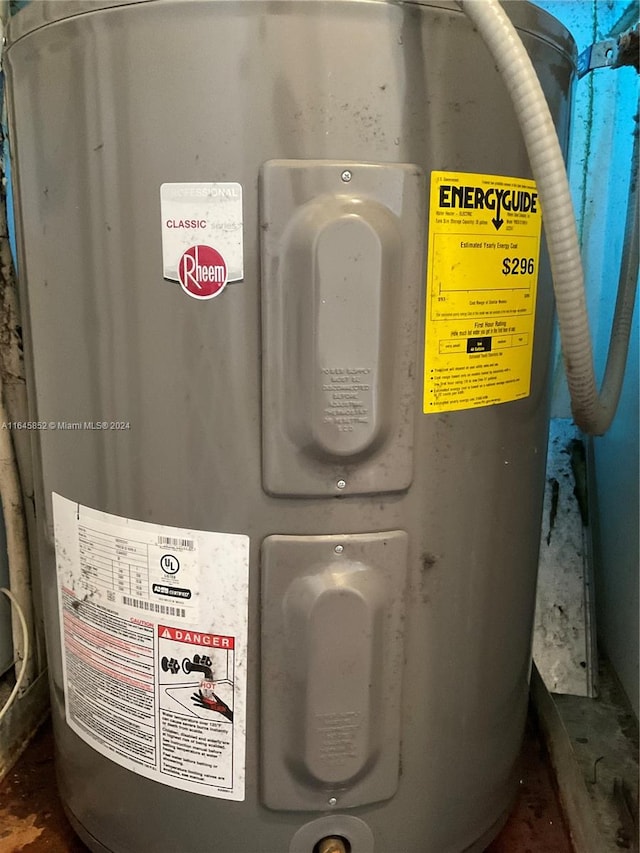 utilities with electric water heater