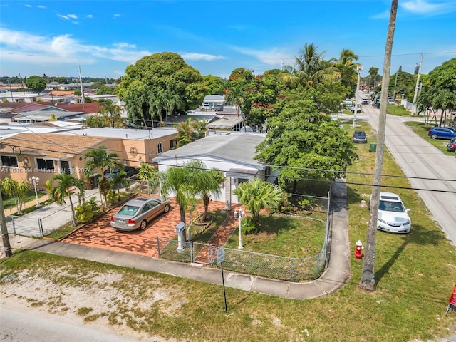 bird's eye view featuring a residential view