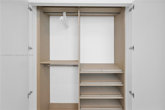 view of closet