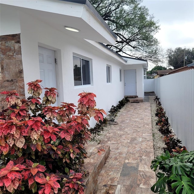 view of patio / terrace featuring fence private yard