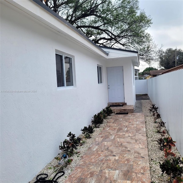 view of patio / terrace with a fenced backyard