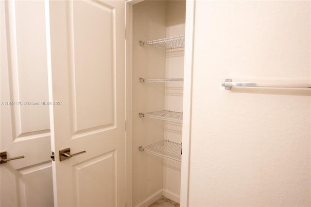 view of closet