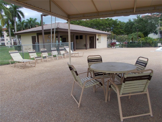 view of patio