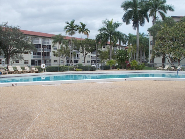 view of pool