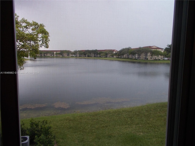 view of water feature