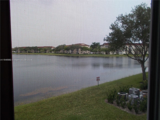 view of water feature