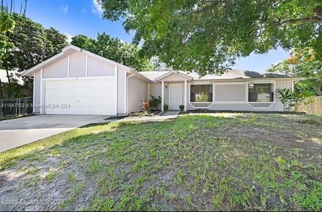 ranch-style house with a garage