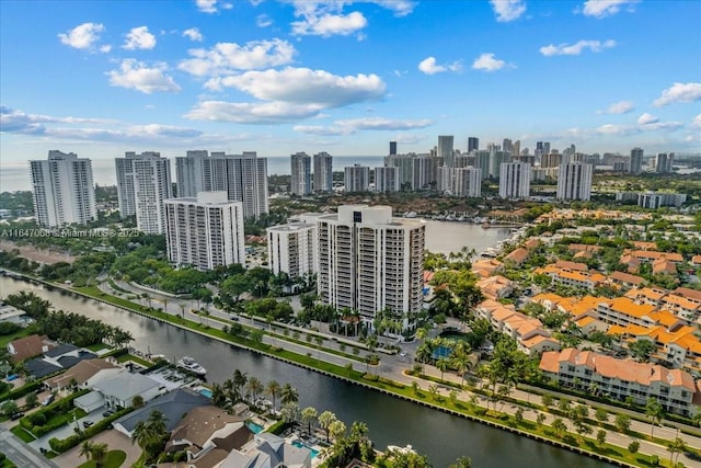 3598 Yacht Club Dr Unit 302, Aventura, FL 33180 - drone / aerial view of skyline and a large body of water