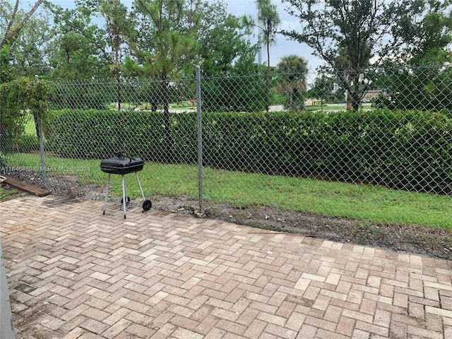 view of patio / terrace featuring area for grilling