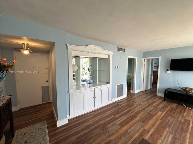 living room featuring hardwood / wood-style floors