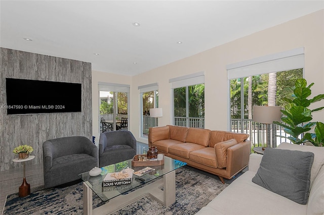 view of living room