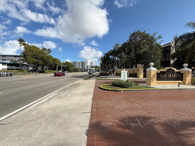 view of road