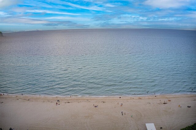 water view featuring a view of the beach