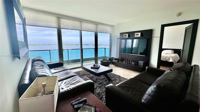 1331 Brickell Bay Dr Unit 1109, Miami, FL 33131 - living room with a wall of windows