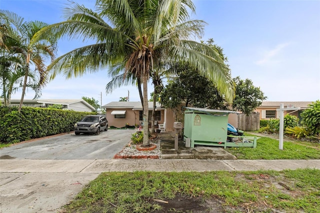 view of front of home