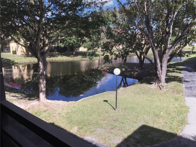 view of water feature