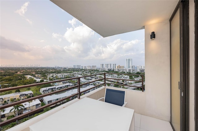 600 Three Islands Blvd Unit 1501, Hallandale Beach, FL 33009 - balcony with a city view