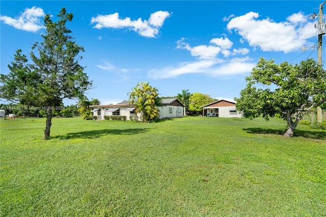 view of yard