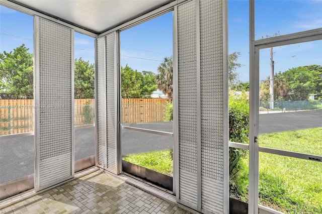 view of doorway to outside