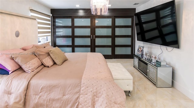 8886 NW 187th St, Miami, FL 33018 - bedroom featuring an inviting chandelier and visible vents