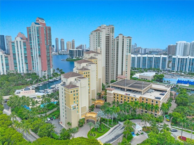 view of city featuring a water view