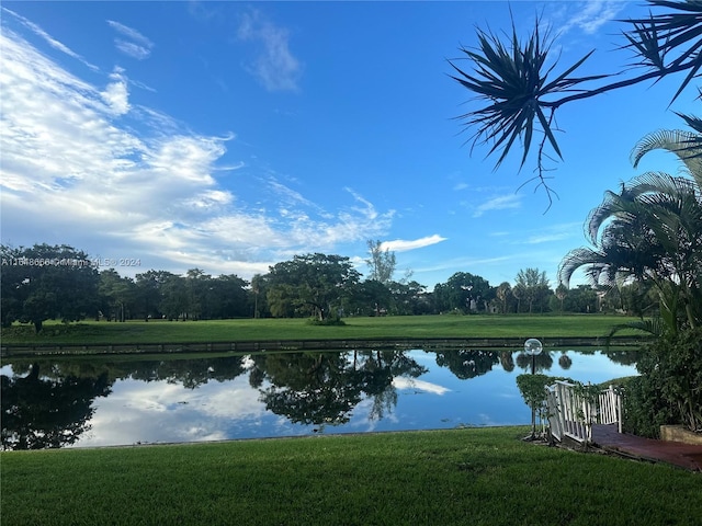 view of water feature