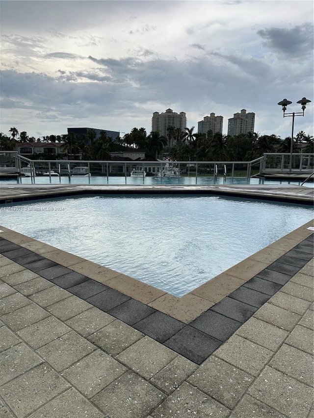 view of pool