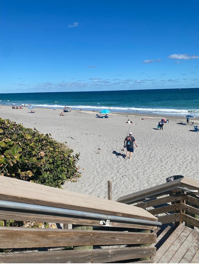 water view with a beach view