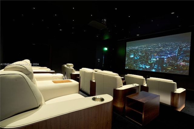 view of home theater room