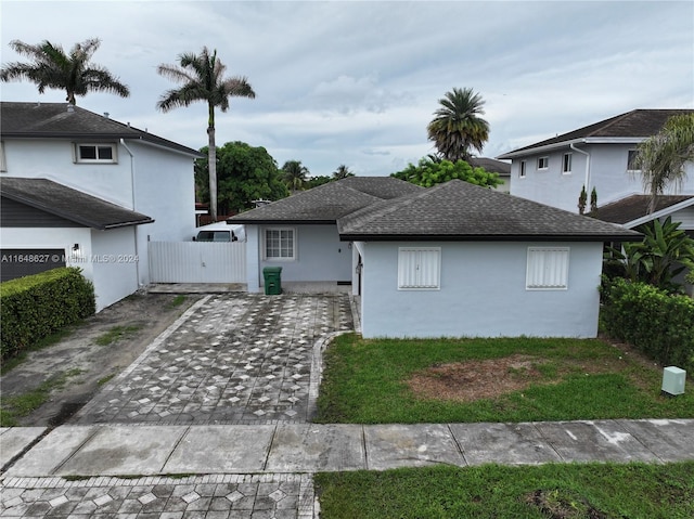 view of front of home