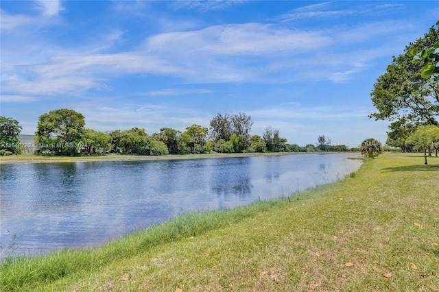 property view of water