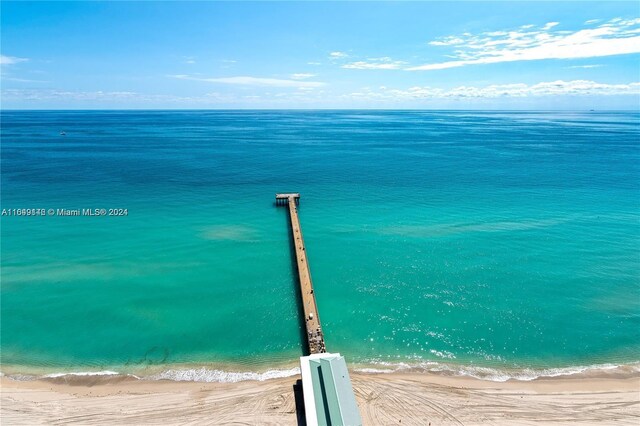 water view featuring a view of the beach