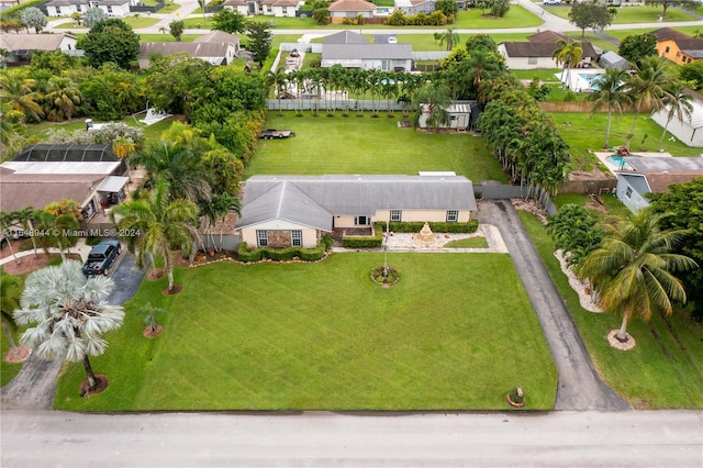 birds eye view of property featuring a residential view