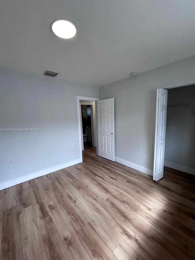 interior space with wood-type flooring