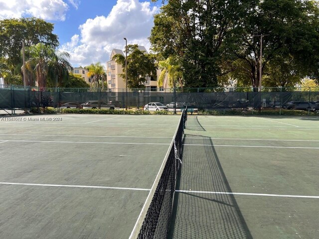 view of sport court