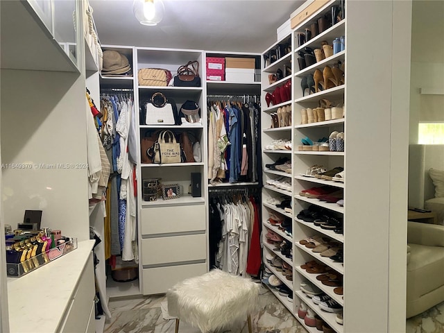 24490 SW 120th Ave, Homestead, FL 33032 - walk in closet with light marble finish floors