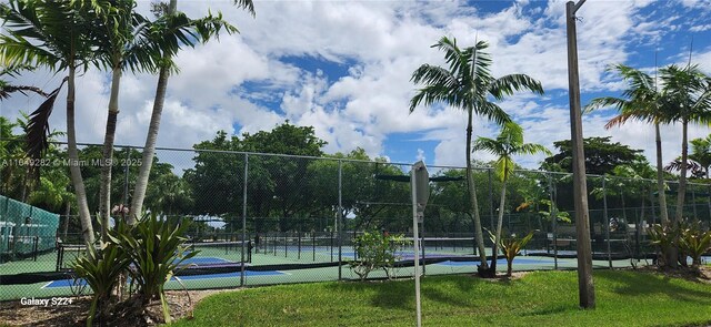 view of sport court