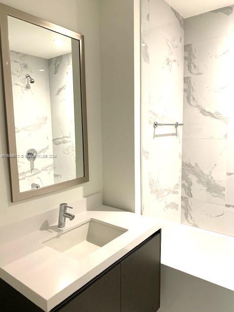 851 NE 1st Ave Unit 2110, Miami, FL 33132 - bathroom with vanity