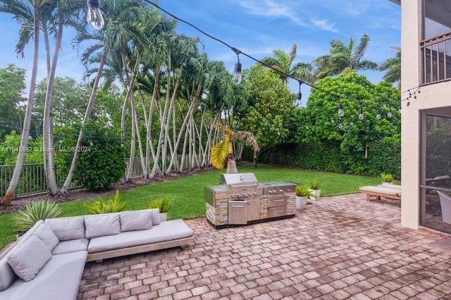 view of patio / terrace with outdoor lounge area