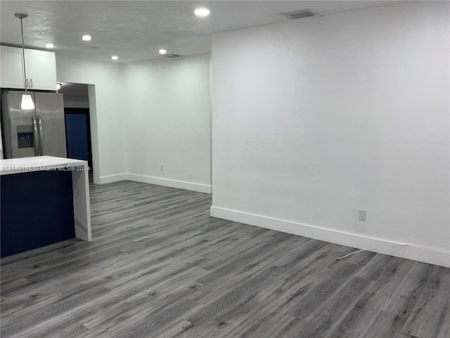 interior space featuring hardwood / wood-style flooring