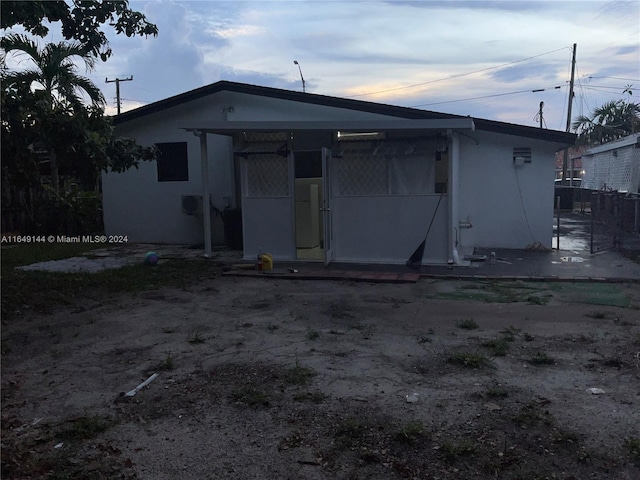 view of rear view of house