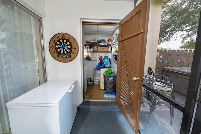 laundry room featuring washing machine and dryer