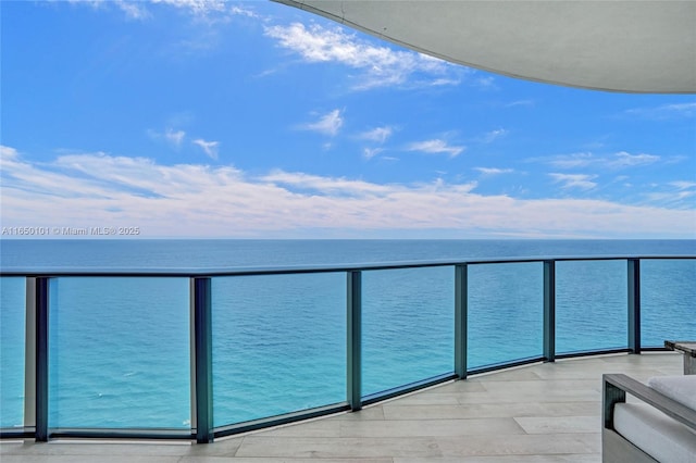 19575 Collins Ave Unit 33, Sunny Isles Beach, FL 33160 - balcony with a water view