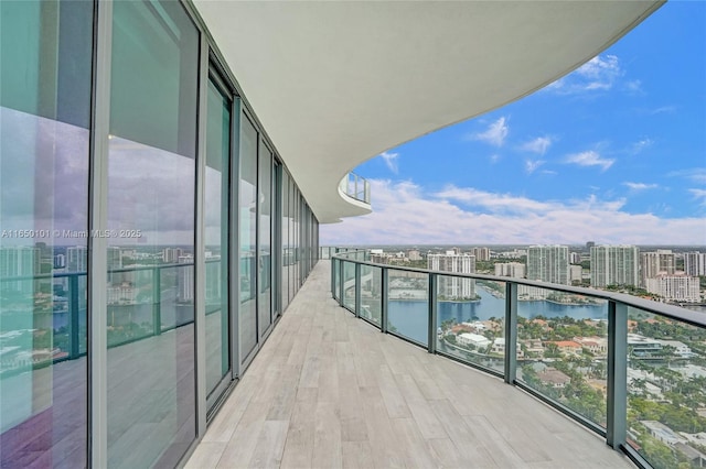 19575 Collins Ave Unit 33, Sunny Isles Beach, FL 33160 - balcony with a water view and a view of city
